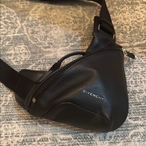 Givenchy Black Belt Bag Sleek Design